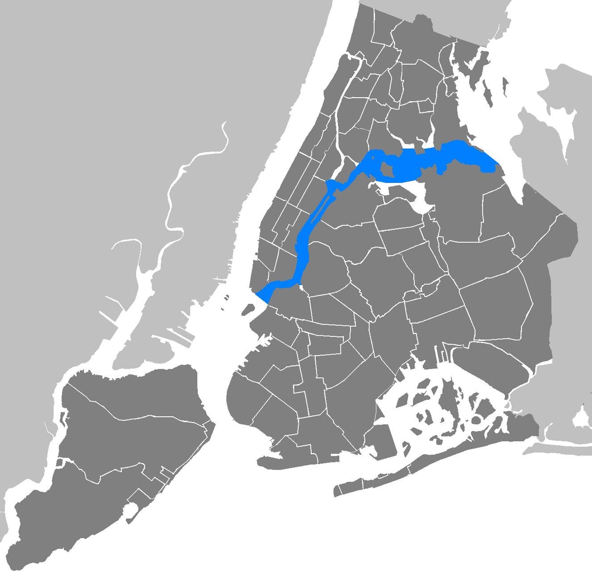 harta Manhattan vector