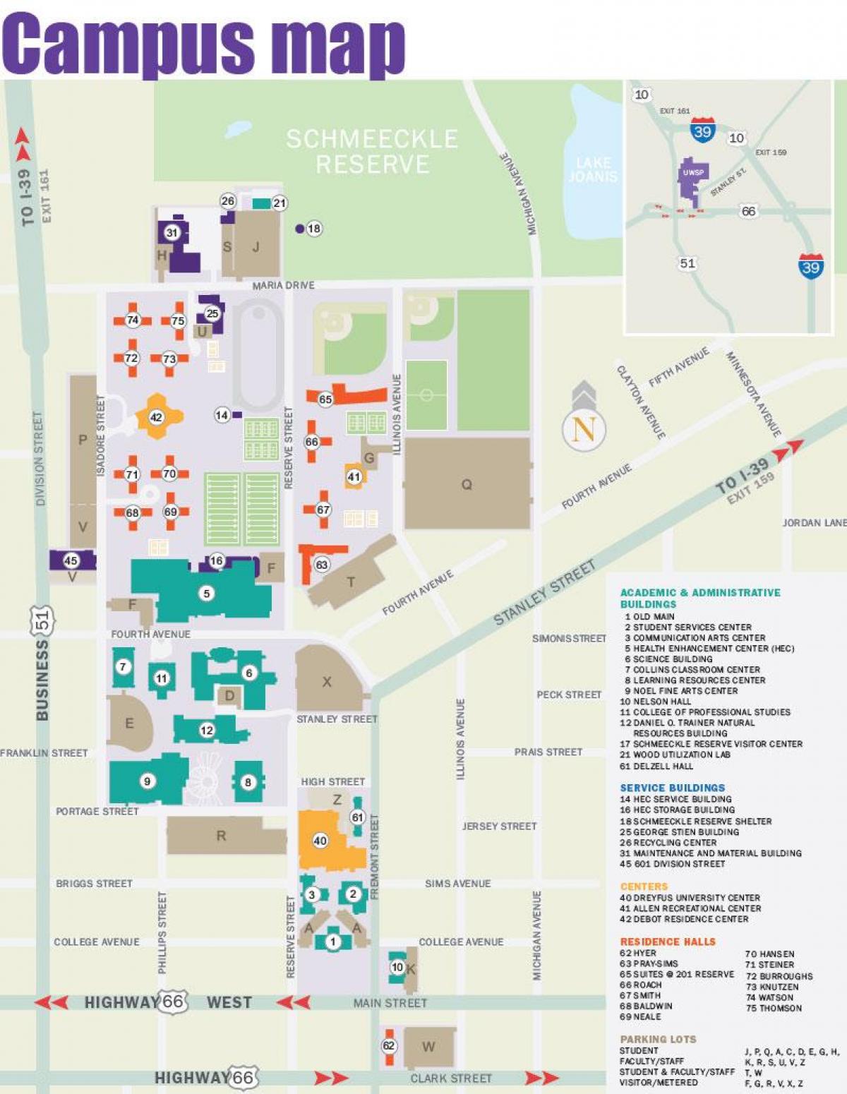 harta NYU campus