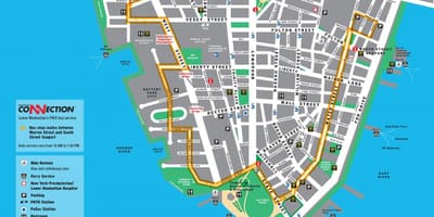 Manhattan tur hartă