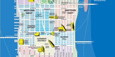 Hărți Manhattan, New York